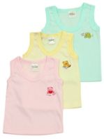 Babyhug - Sleeveless Vest Set Of 3
