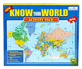 Creative's Know Your World - Activity Pa... 7 Years+, 100 Pcs, Find out about Continents and Oc...