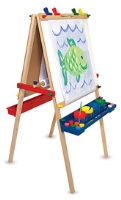 Melissa & Doug - Deluxe Wooden Standing Art Easel 