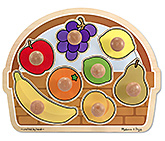 Melissa & Doug - Large Jumbo Knob Fruit Basket 