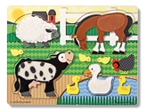 Melissa & Doug - Farm Touch and Feel Puzzle