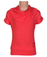 Hello Kitty - Comfortable Half Sleeves Red Top