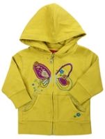 Little Pixie - Hooded Sweat Shirt With Butterfly Print