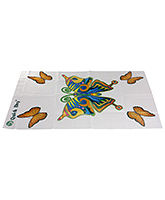 Diaper Changing Pads/Mats - Quick Dry - Laminated Fabric Butterfly