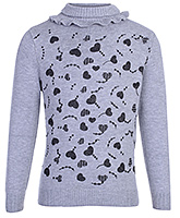 Full Sleeves Sweater - Heart