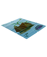 Diaper Changing Pads/Mats - Quick Dry - Laminated Fabric Wooden Castle