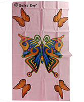 Diaper Changing Pads/Mats - Quick Dry - Laminated Fabric Butterfly