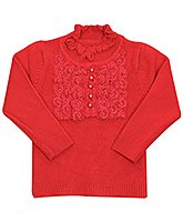 Full Sleeves Polo Neck Sweater
