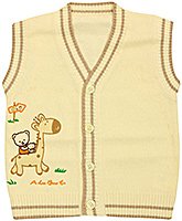Front Open Sleeveless Sweater