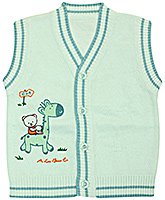 Front Open Sleeveless Sweater
