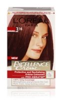 Hair Colour - L'Oreal Paris Excellence Cream  - 3.16 Burgandy