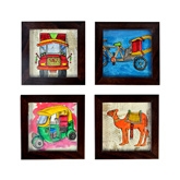 Canvas Handpainted Coasters