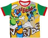 Disney - Half Sleeves T-Shirt With Live Ride Print