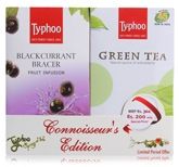 Typhoo Combo Pack Of Black Currant Bracer And Green Tea