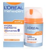 L'Oreal Men Expert Hydra Energetic Multi - Action 8 Skin Reviving Moisturizing Gel