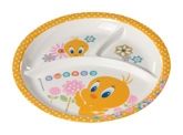 Three Section Plate - Tweety