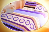Bombay Dyeing Silk Route Double Bed Sheet -  4255B