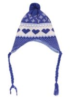 Woollen Cap - Heart Design