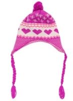Woollen Cap - Heart Design