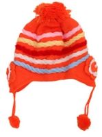 Woollen Cap - Multicolor Lining Pattern