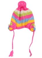 Woollen Cap - Flower Pattern