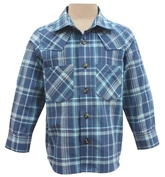 Campana - Full Sleeves Checks Shirt With Stylized Yoke