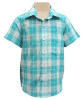 Campana Light-weight Checked Cotton Shirt - Soothing Shades of Blue
