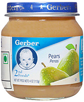 Gerber  - Pear 4 Ounce Jar