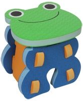 Fab & Funky - Baby Stool With Frog Print