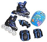 Fab N Funky In Line Skates Set - Blue 