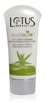 Lotus Herbal Whiteglow Facial Foam 3 in 1 deep Skin Whitening