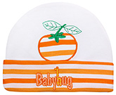 Baby Hug - Baby Cap With Orange Design