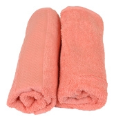 Trident Dyed Towel - Orange - 2866