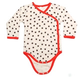 Nino Bambino - Kimono Bodysuit With Star Print