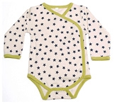 Nino Bambino - Kimono Bodysuit With Star Print