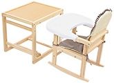 Fab n Funky - High Chair With Table Elegant Light Brown