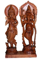 Aanya Creations Laxmi Ganesha Idol - WD G 0021
