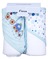 Owen - 2 Piece knit Hooded towel