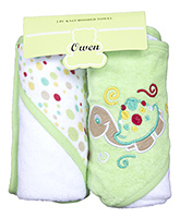 Owen - 2 Piece knit Hooded towel