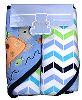 Owen - Hooded Towel With Wash Cloth
