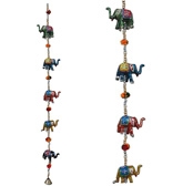 Little India Handcrafted Rajasthani Elephant Door Hanging - DLI3HCF211