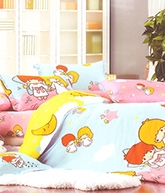 Valtellina 1 Single Bedsheet & 1 Pillow Cover JCD-17_S 