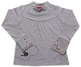 Little Pixies - Full Sleeves Top With Flowers And Bird Print
