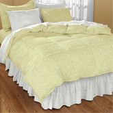 My Room Khaki Double Bed Sheet With 2 Pillow Covers