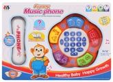 Fab N Funky Funny Music Phone - white