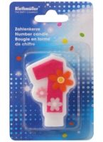 Riethmuller - Number One Flower Candle