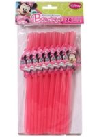 Mickey - Party Straws Vibrant Pink