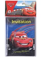 Disney Pixar Cars - Invitations with Envelopes Lightning MCqueen