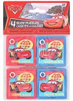 Disney Pixar Cars - 4 Slide Puzzles