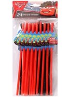 Disney Pixar Cars - Party Straw Cute Red